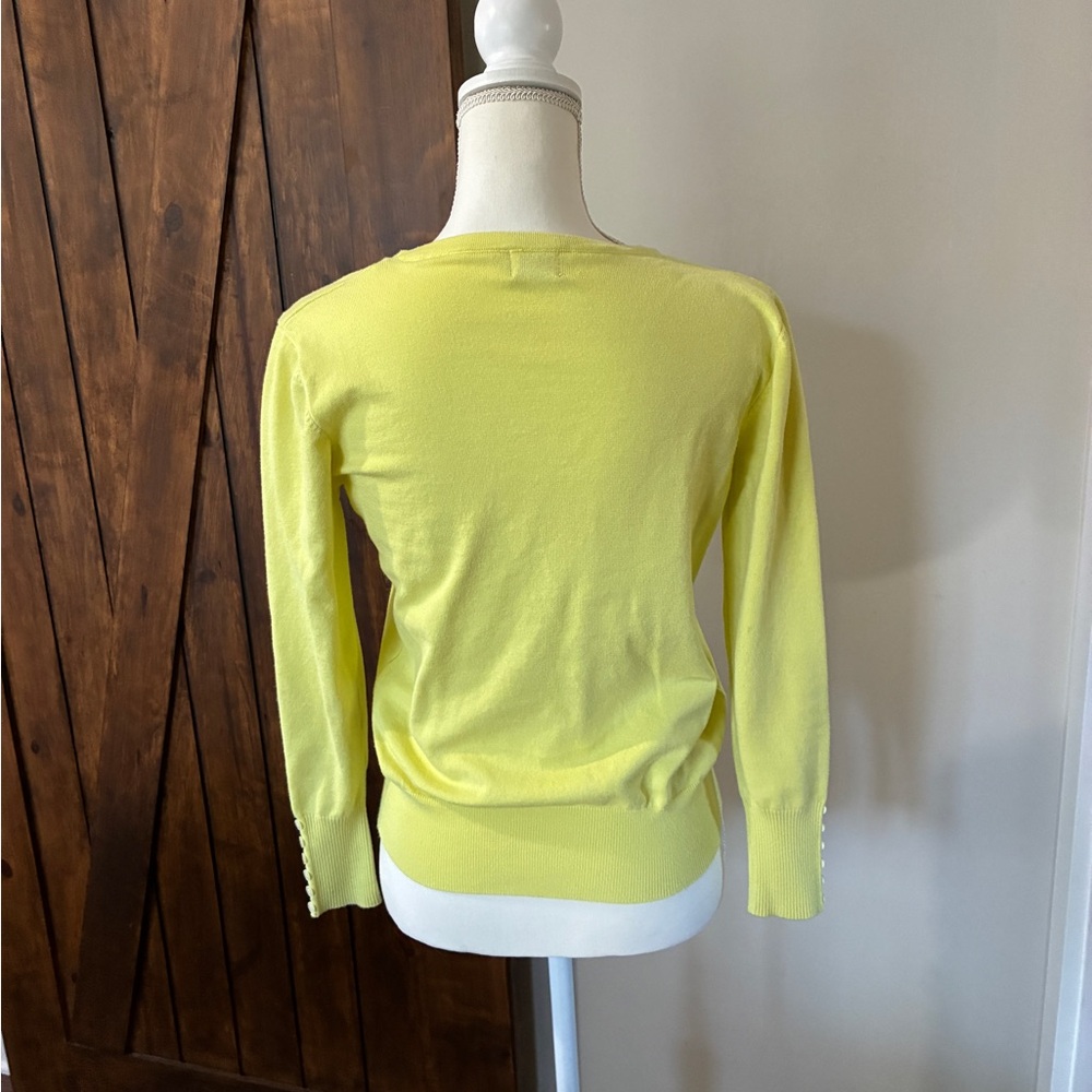 Cielo Lemon Button-Up Cardigan - Picture 2 of 6